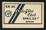Amache High School Girls Glee Concert Ticket by Amache High School
